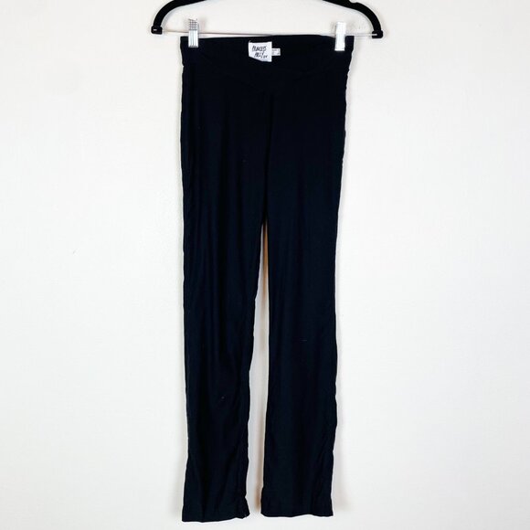 Princess Polly Pants - Princess Polly Women's 6 Black‎ Mid Rise Cross Waist Straight Leg Yoga Pants